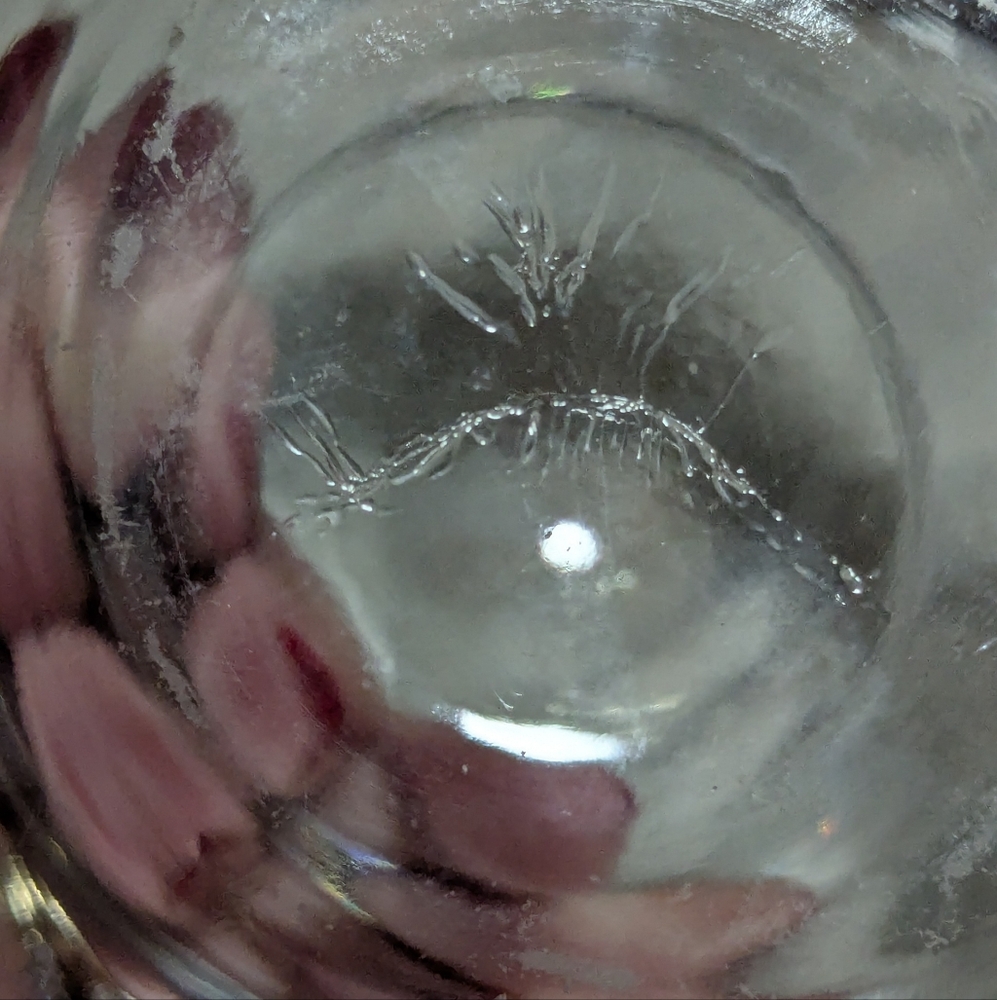 Princess House Heritage Cotton Ball / Candy Jar - Hand Blown Crystal. Vintage - Picture 5 of 9
